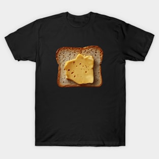 Cheese Yummy Kawaii Coffee Vintage Since Bread Toast Sandwich T-Shirt